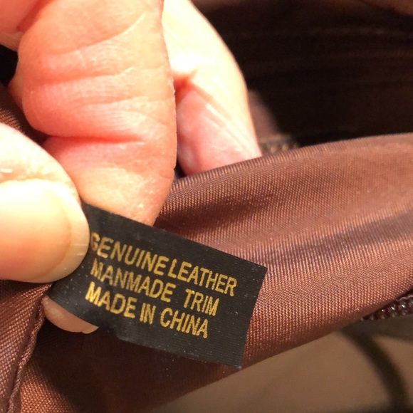 Aurielle genuine leather brown handbag - Picture 7 of 15